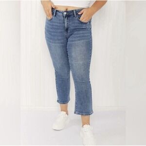 Judy Blue High Rise Cropped Boot Cut Jeans Plus Size 20W Style #JB88249